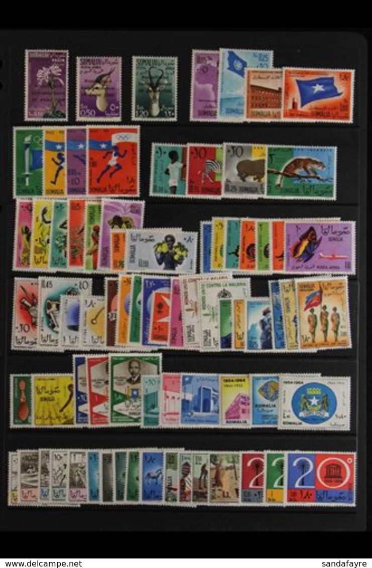 1960-1966 NEVER HINGED MINT All Different Collection. With 1960 Independence (Postage And Air) Set, And Numerous Sets Th - Somalia (1960-...)