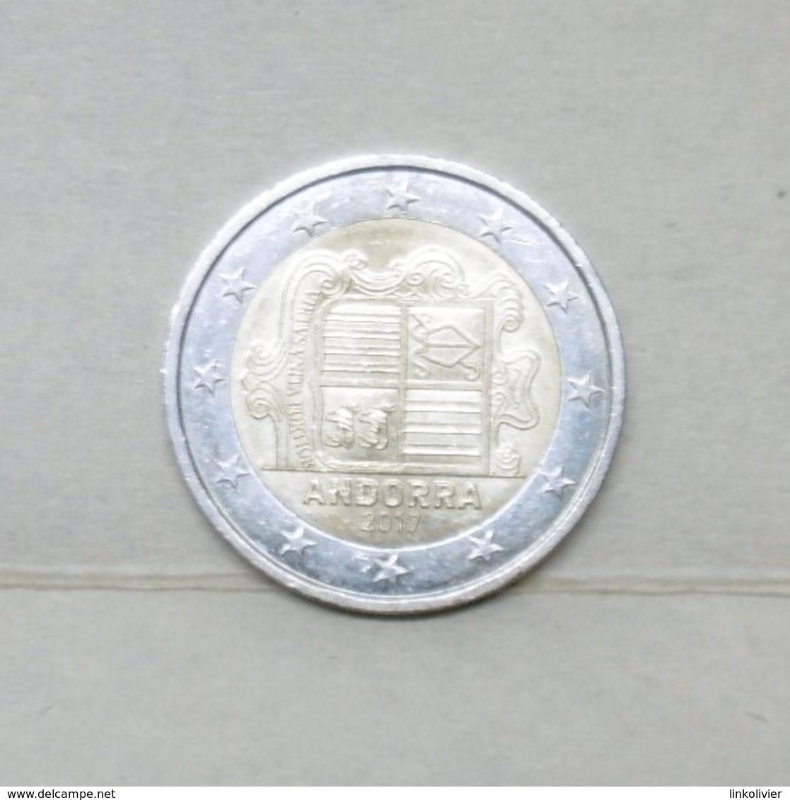 2 PIECES De 2 Euros ANDORRE - 2015 Et 2017 - Andorre