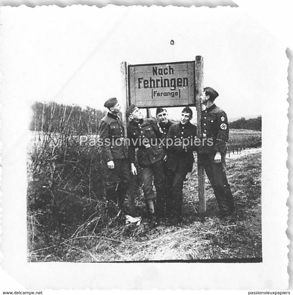 Petite PHOTO  FERANGE EBERSVILLER  1939/1945  RAD 85 - Autres & Non Classés