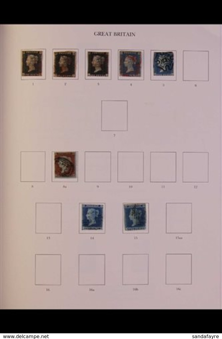 1840 - 1953 COLLECTION IN "WINDSOR" ALBUM Chiefly Used Starting With 1840 1d Blacks (3) And 2d Blues (2) With Every Page - Other & Unclassified