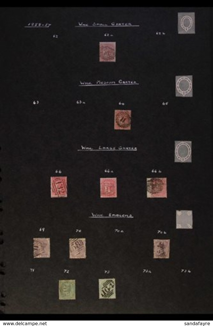 1855-1900 SURFACE PRINTED USED COLLECTION - CAT. £24,500 Presented On Large Album Pages, We See A Good Basic Collection  - Otros & Sin Clasificación