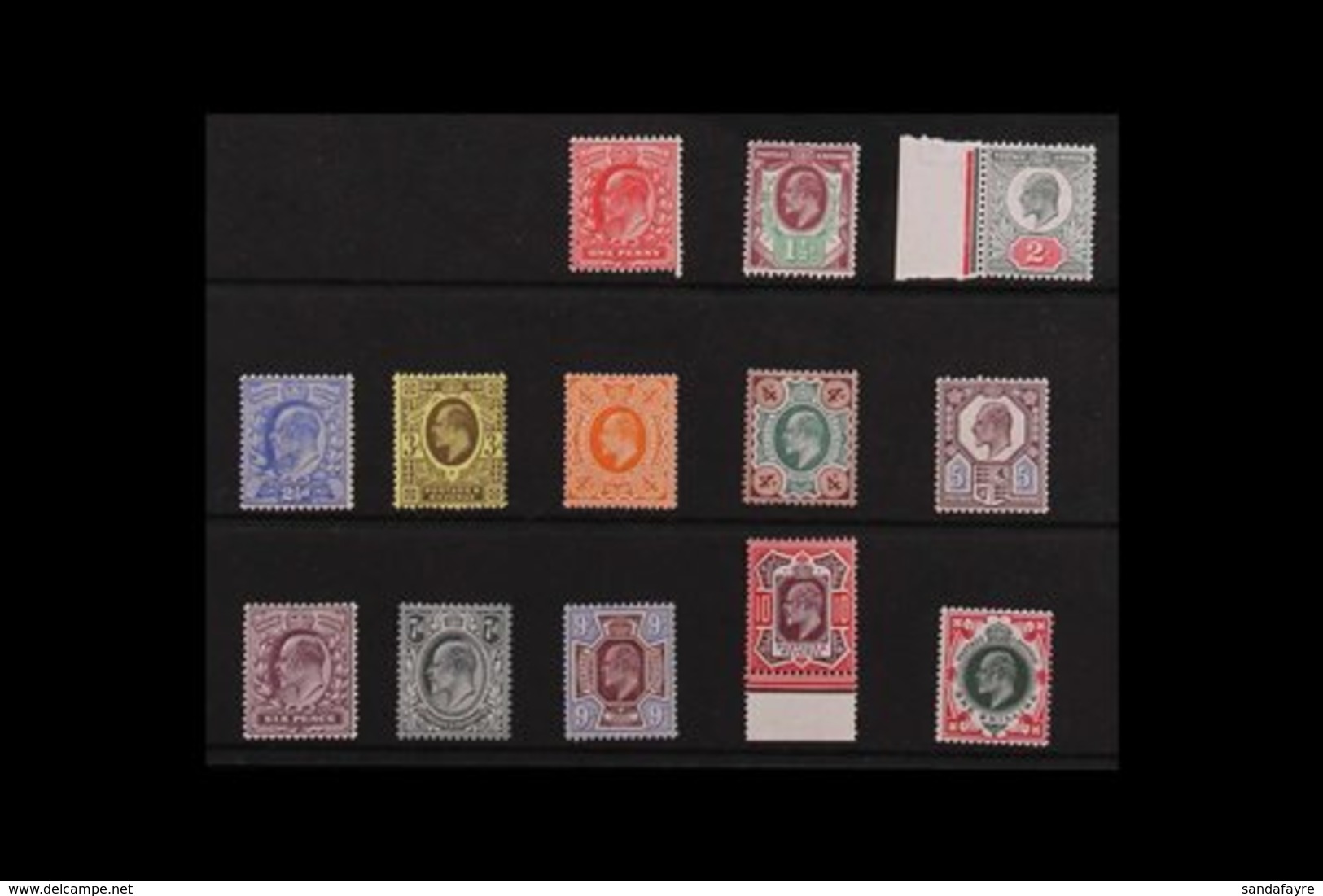 1902-13 Simplified Set Complete To 1s, SG 215/314, Never Hinged Mint (15 Stamps) For More Images, Please Visit Http://ww - Unclassified