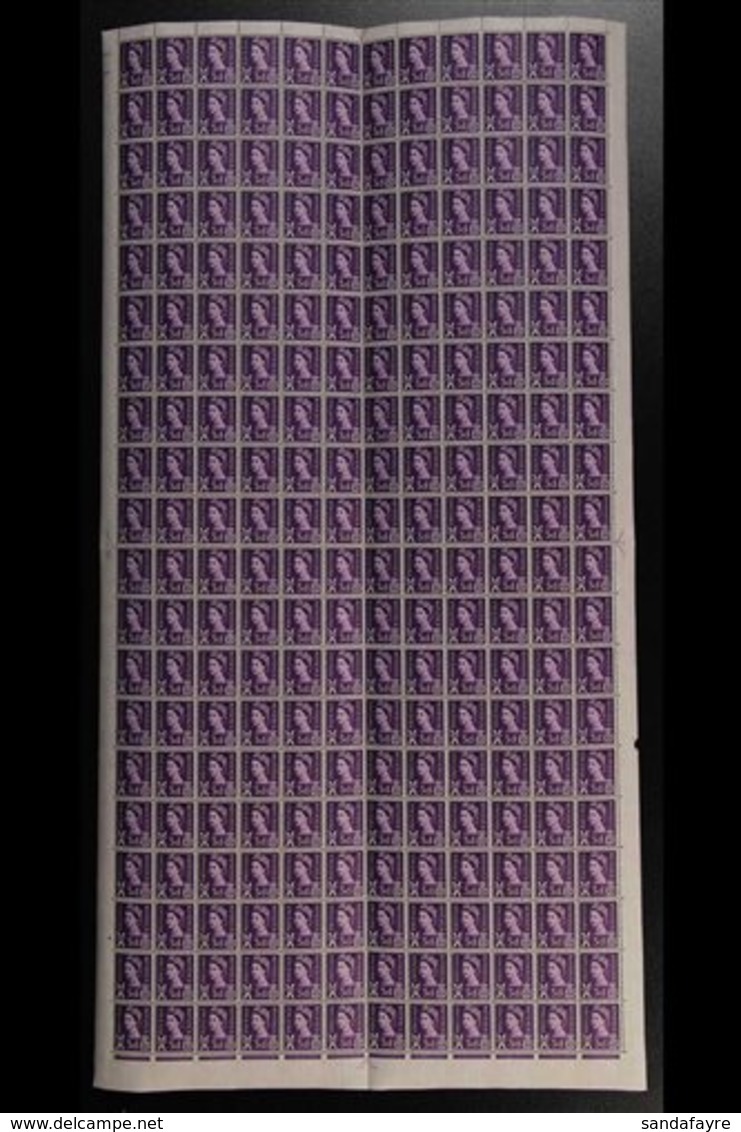 1963 SCOTLAND NHM COMPLETE SHEET - CAT £1500. A Lovely Complete Sheet Of The Scotland 3d Deep Lilac Regional Definitive  - Otros & Sin Clasificación