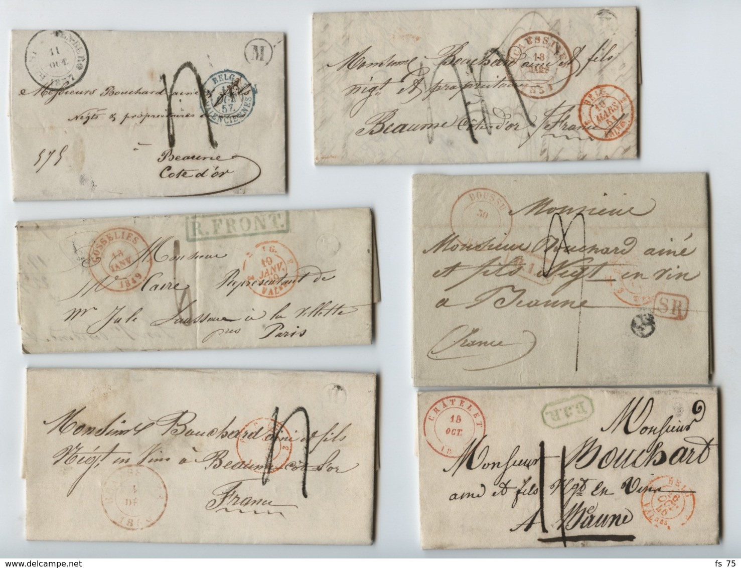 BELGIQUE - LOT DE 28 LETTRES BOITES RURALES TOUS ETATS - Posta Rurale