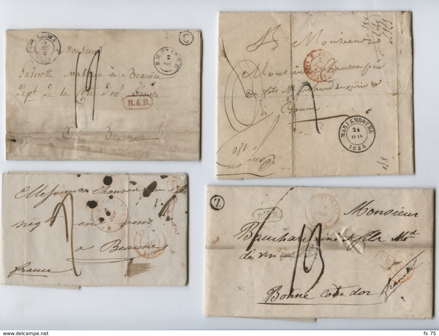 BELGIQUE - LOT DE 28 LETTRES BOITES RURALES TOUS ETATS - Posta Rurale