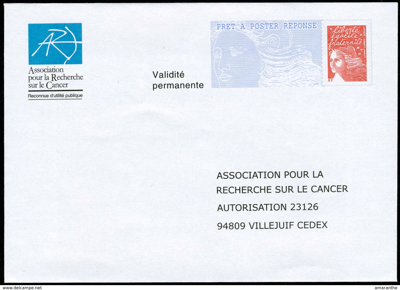 "Association Pour La Recherche Sur Le Cancer" - Listos Para Enviar: Respuesta /Luquet
