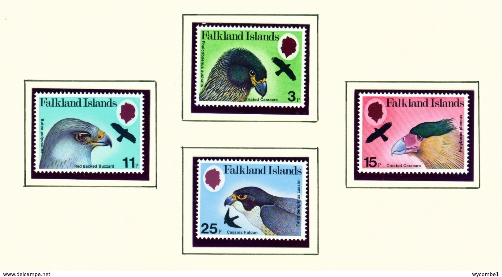 FALKLAND ISLANDS - 1980 Birds Of Prey Set Unmounted/Never Hinged Mint - Falklandinseln