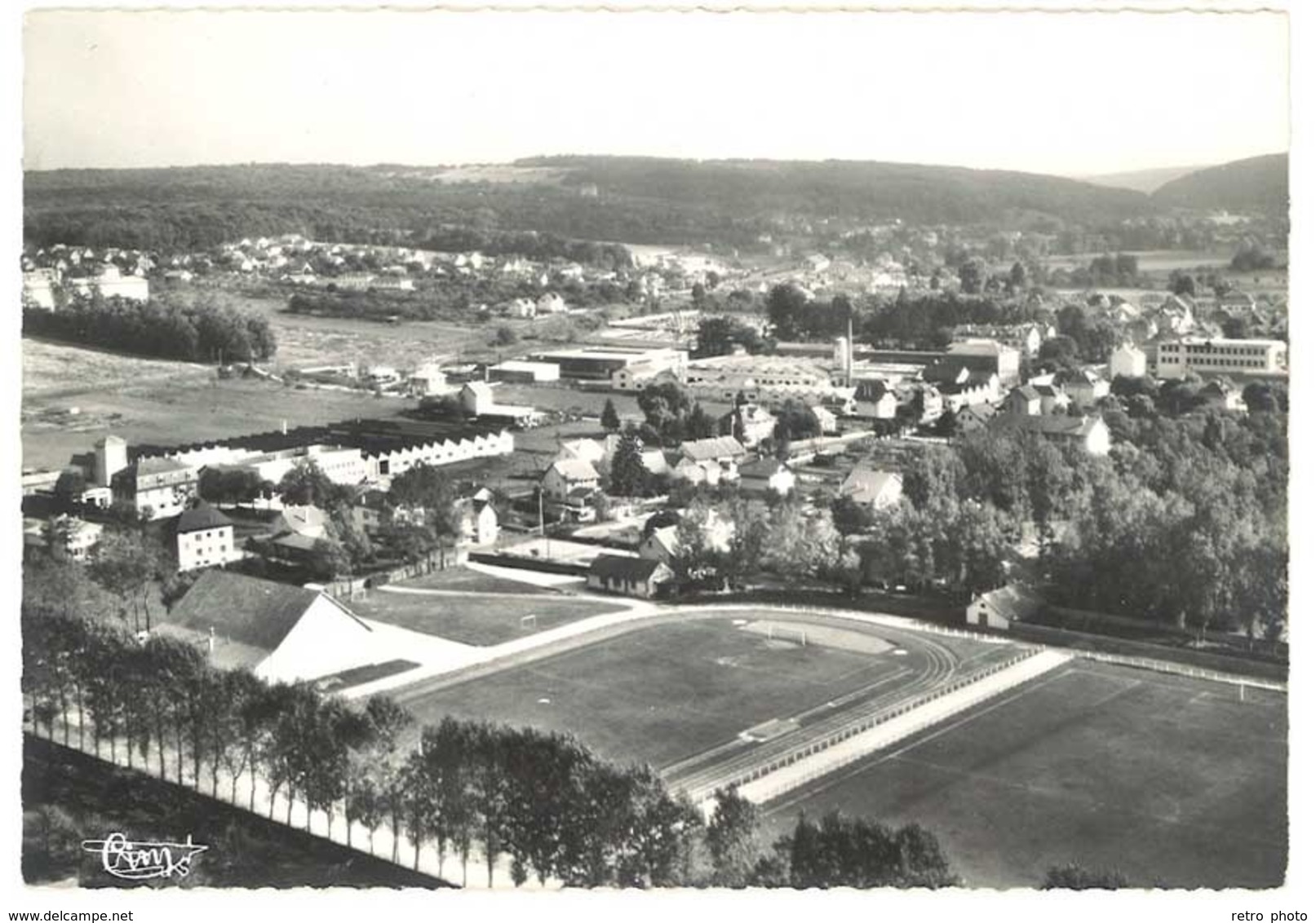 Cpsm Stade De Football , Delle ( Territoire De Belfort )  ( SPO ) - Calcio