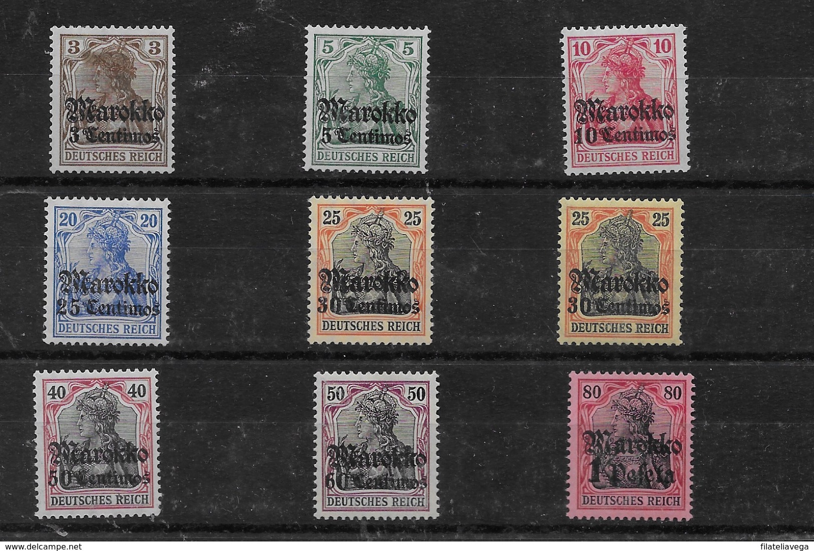 Sellos De Marruecos 46/49, 50I, 50II, 52, 53 Y 54 * Valor Catálogo 17.10€ - Marocco (uffici)