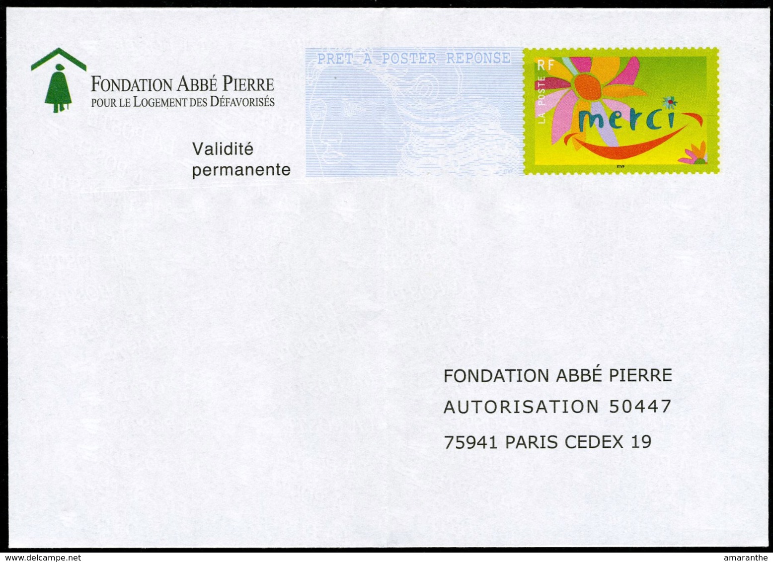 "Fondation Abbé Pierre" - Prêts-à-poster:reply