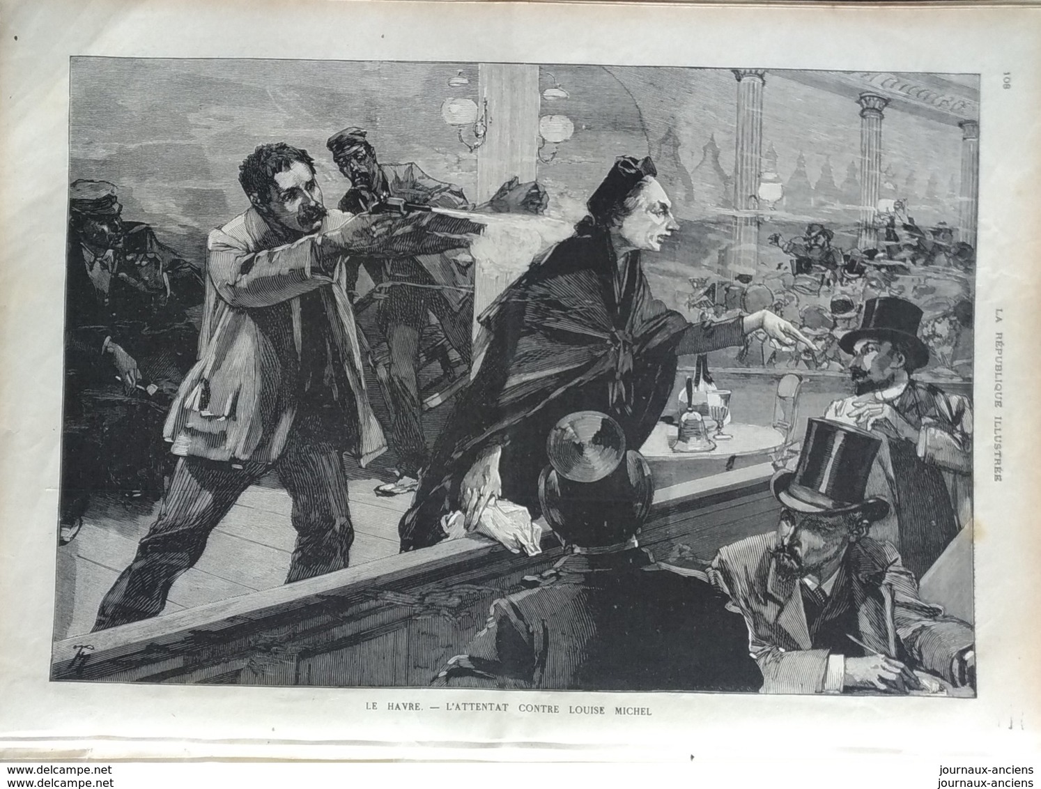 1888 LE HAVRE ATTENTAT CONTRE LOUISE MICHEL - MAROC FESTIN CHEZ L'EMPEREUR - SAN REMO VILLA ZIRIO - ASIE CENTRALE - 1850 - 1899