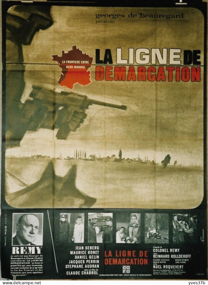 "La Ligne De Démarcation" Jean Seberg, Maurice Ronet...1966 - 120x160 - TTB - Afiches & Pósters