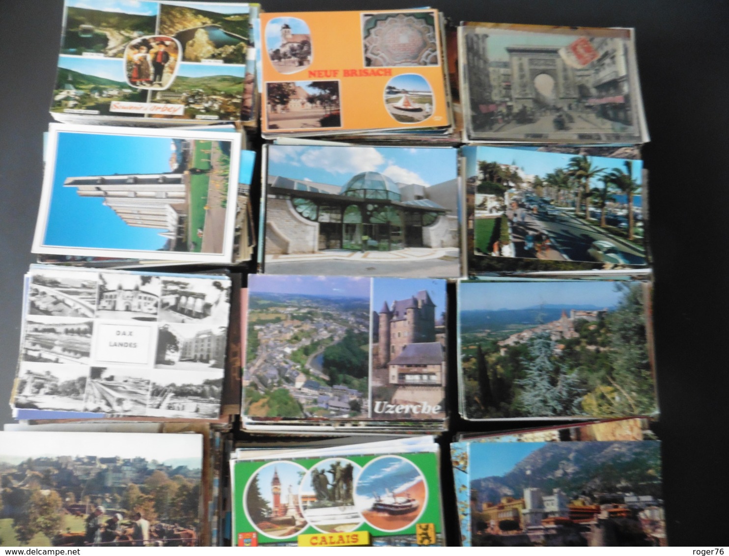 LOT  DE  3500  CARTES  POSTALES   DE  FRANCE   A  TRIER - 500 CP Min.