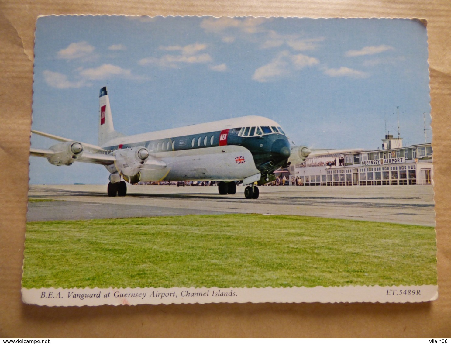 AEROPORT / AIRPORT / FLUGHAFEN    GUERNESEY  VANGUARD  BEA - Aérodromes