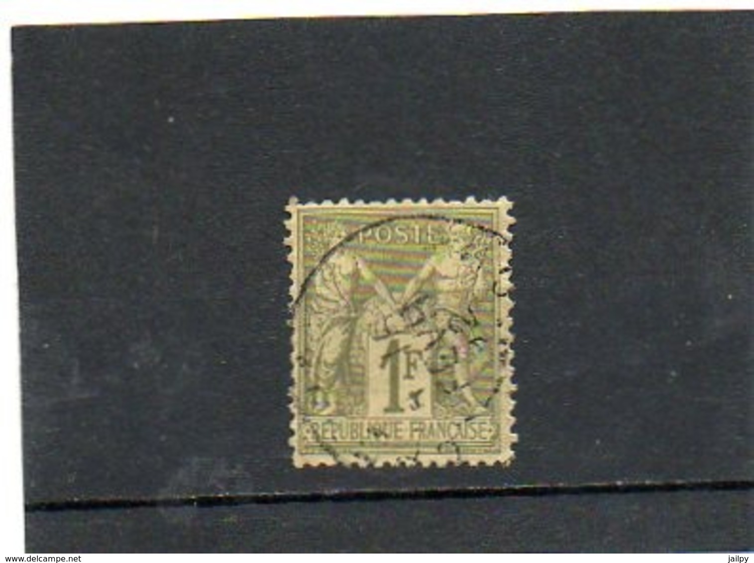 FRANCE    1,00 F   1883   Y&T: 82   Type Sage   (Type II )    Oblitéré - 1876-1898 Sage (Type II)