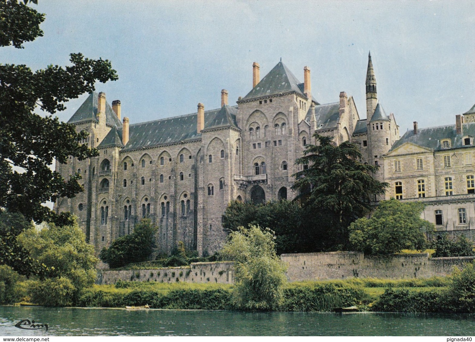 Cp , 72 , SOLESMES , L'Abbaye Saint-Pierre - Solesmes