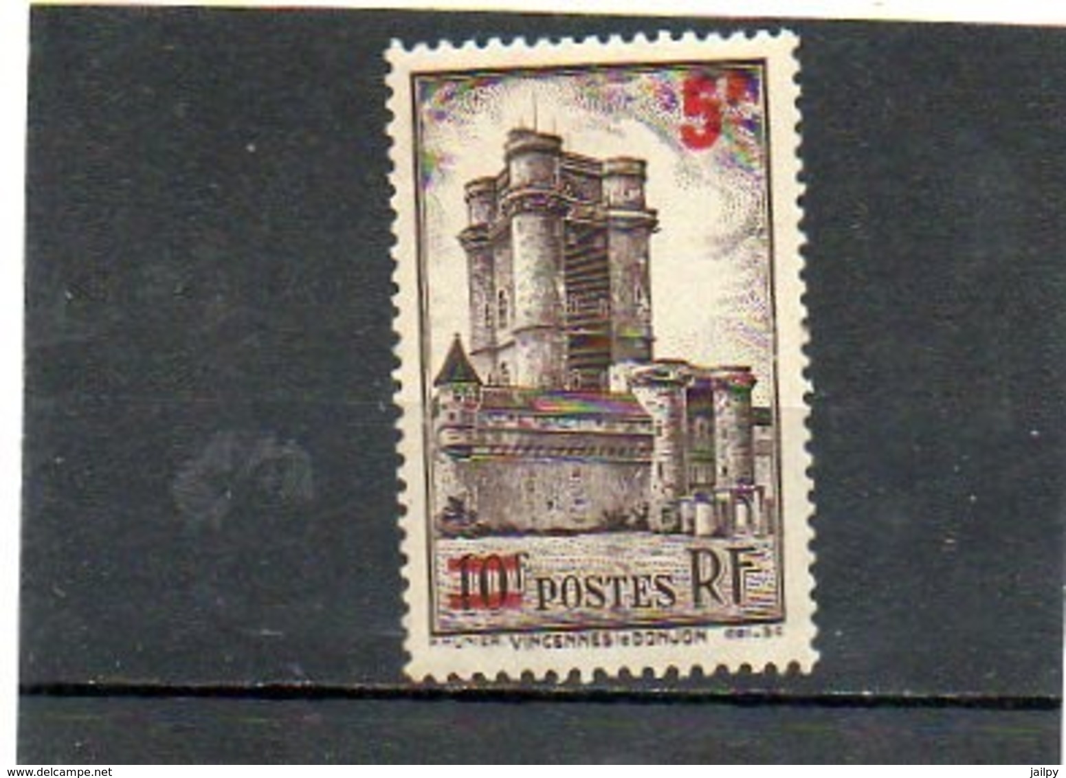 FRANCE    5,00 F Sur 10,00 F    1941   Y&T:491   Neuf Sans Charnière - Unused Stamps