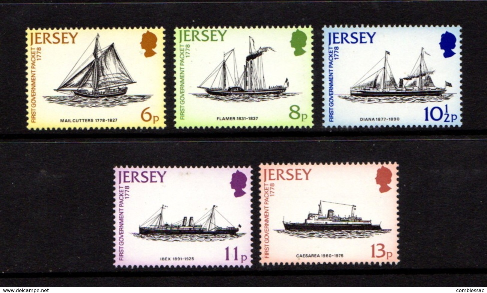 JERSEY    1978    Bicentenary  Of  England  Jersey  Government    Set  Of  5      MNH - Jersey