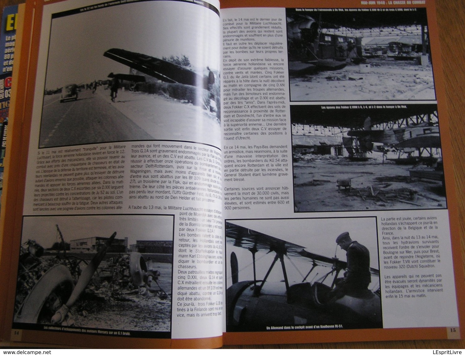 CIEL DE GUERRE N° 8 LA CHASSE AU COMBAT 1 Guerre 40 45 Aviation Nederlands Belgique BAF Armée de l'Air France Jagdwaffe