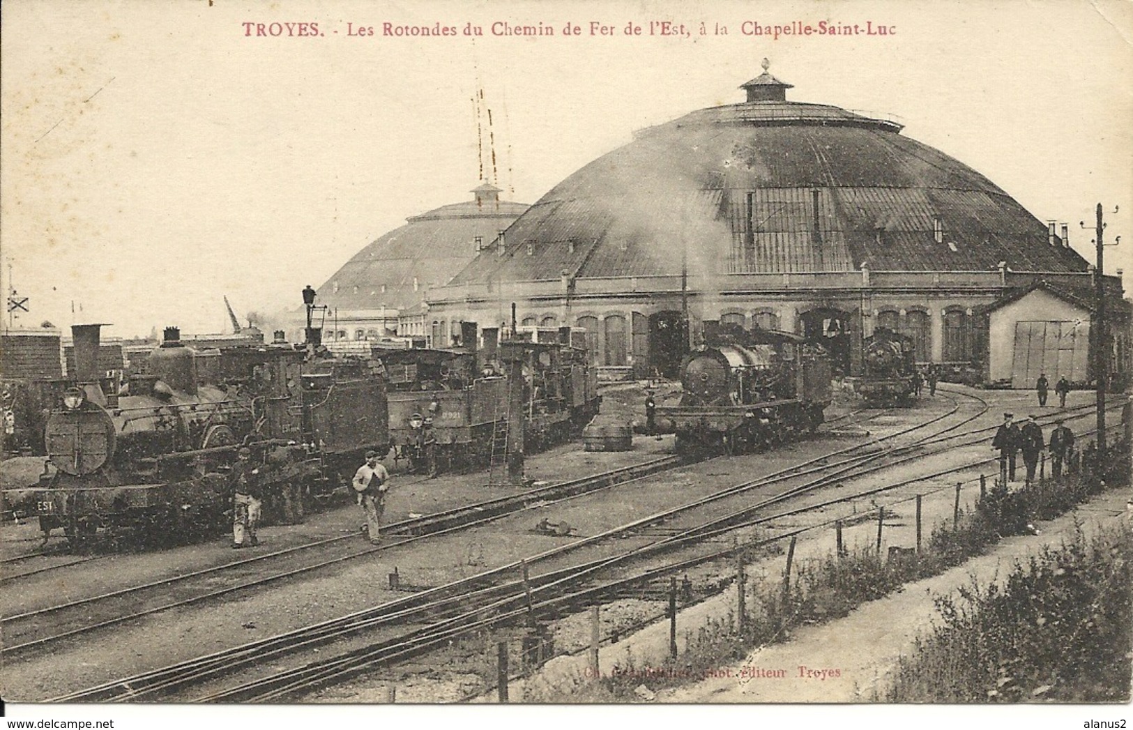 TROYES ( 10 ) - Les Rotondes Du Chemin De Fer De L'Est, à La Chapelle Saint Luc. - Troyes