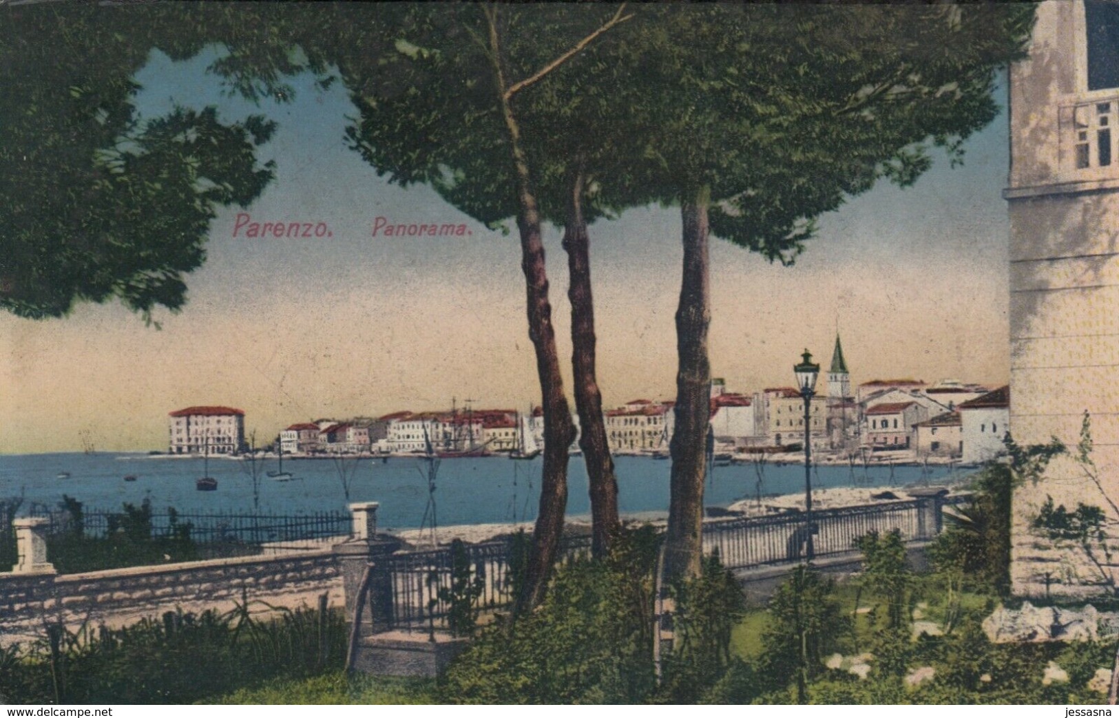 AK – PARENZO (Porec) - Blick Von Der Promenade Zur Stadt Und Hafen 1910 - Kroatien