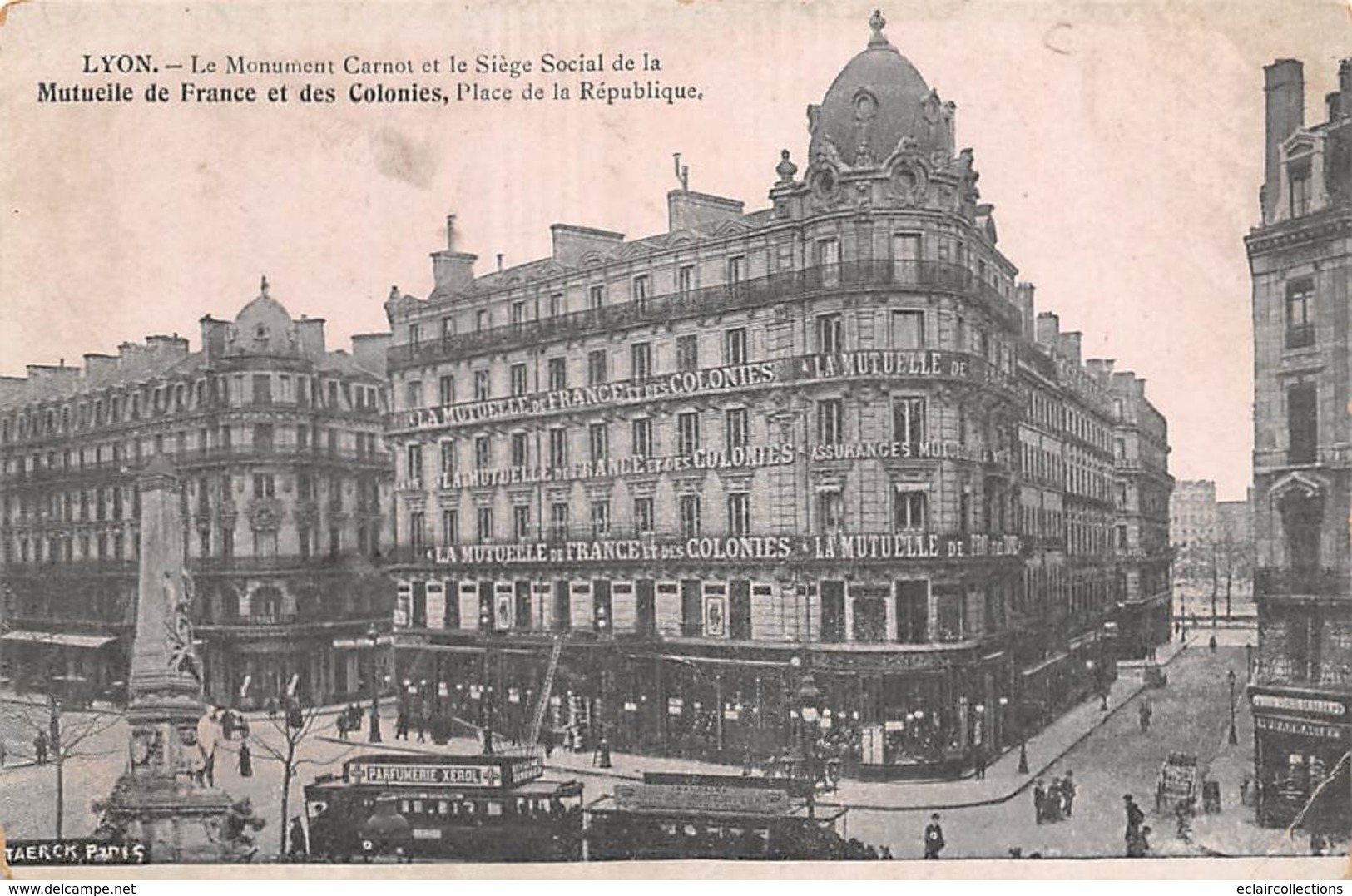 Thème  Banque-Assurance : 69000 Lyon Mutuelles De France Et Des Colonies      (voir Scan). - Banques