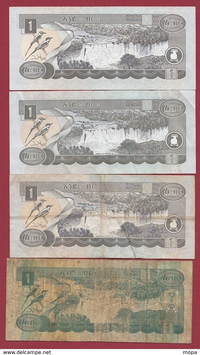 Ethiopie 8 Billets Dans L 'état (1 Er Billet 10 Dollars  TRES RARE) - Etiopia