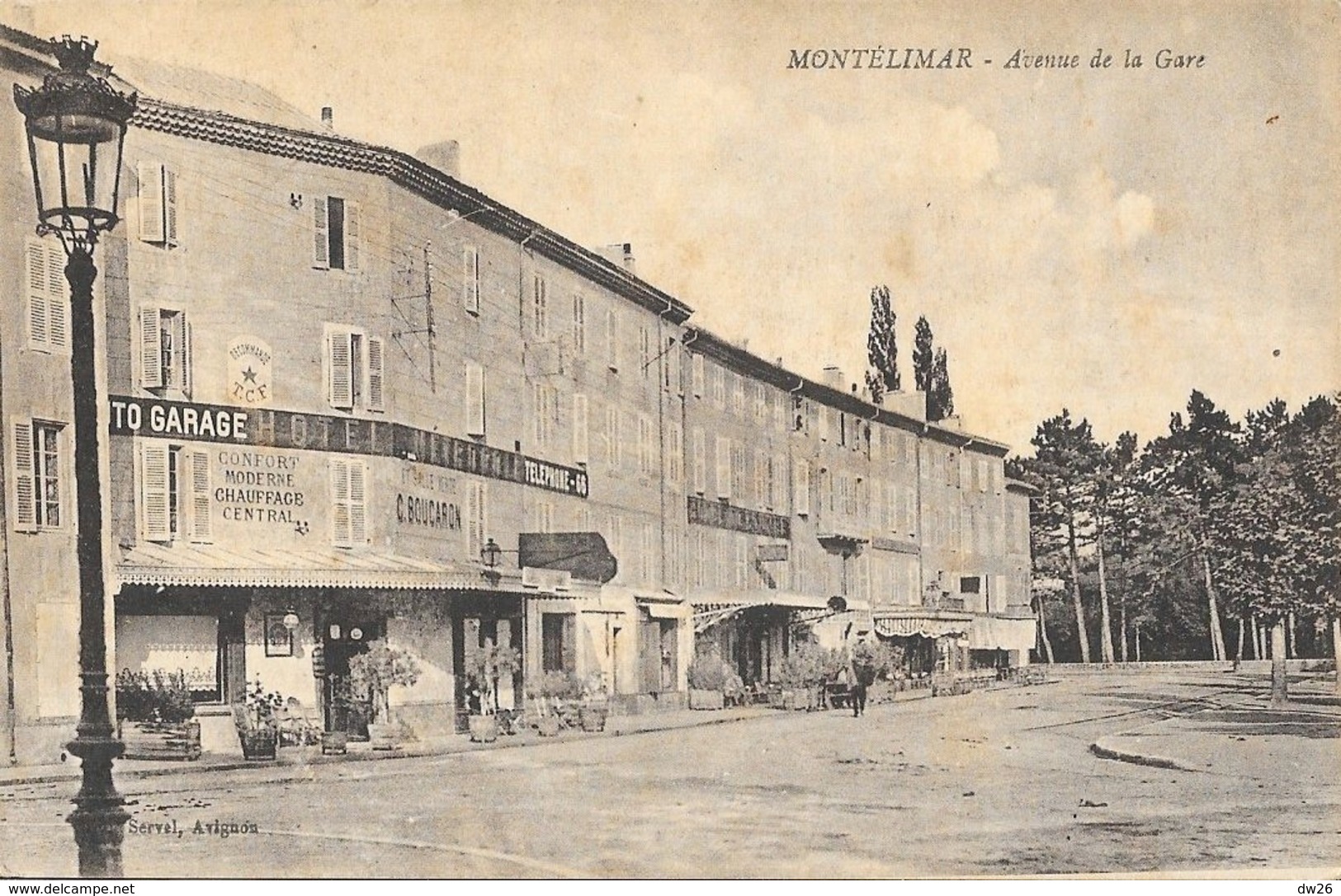 Montélimar (Drôme) Avenue De La Gare, Hôtel Métropole (Boucaron) - Edition Servel - Montelimar