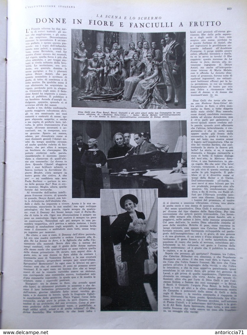 L'Illustrazione Italiana 17 Novembre 1935 Aksum Macallè Eritrea Scultura Vienna - Autres & Non Classés