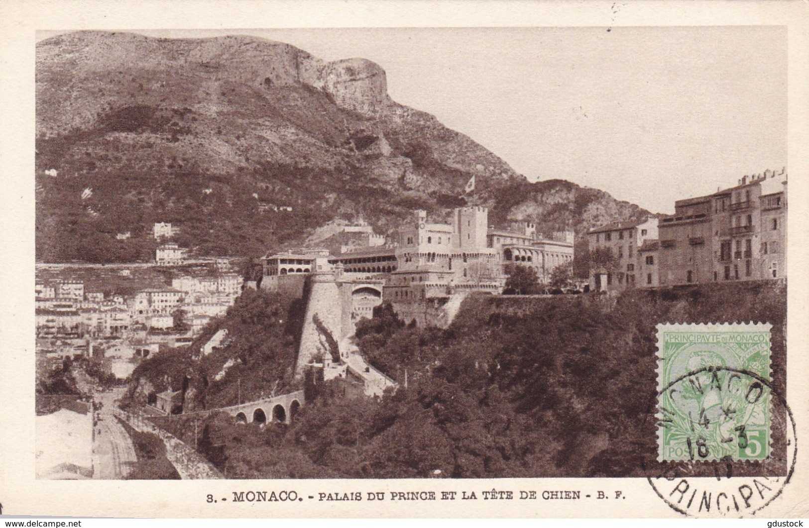 Monaco - Palais Du Prince Et La Tête De Chien - Palazzo Dei Principi