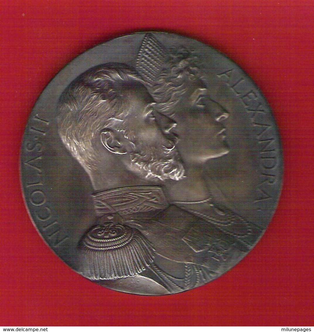 Superbe Médaille En Bronze Visite Du Tsar De Russie Nicolas II à La Monnaie De Paris Le 7 Octobre 1896 Dans Son écrin - Other & Unclassified