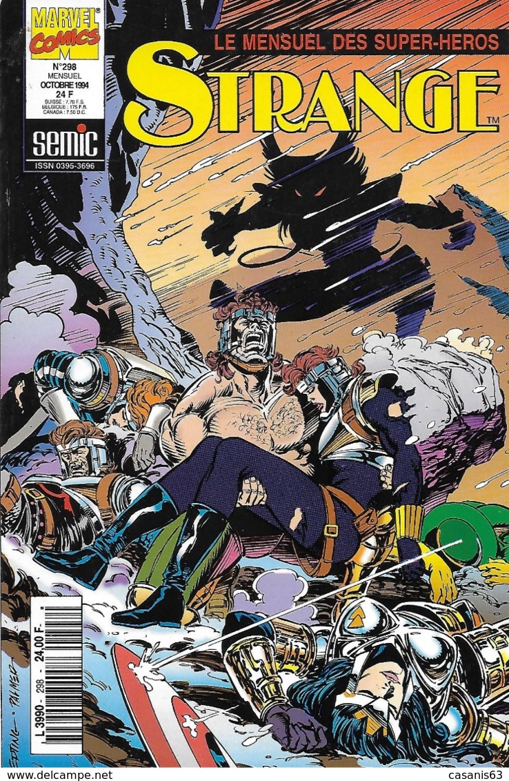 STRANGE  N° 298  - Octobre  1994 - Marvel  Comics Semic  - L' Araignée  Iron Man Namor  Les Vengeurs - Strange