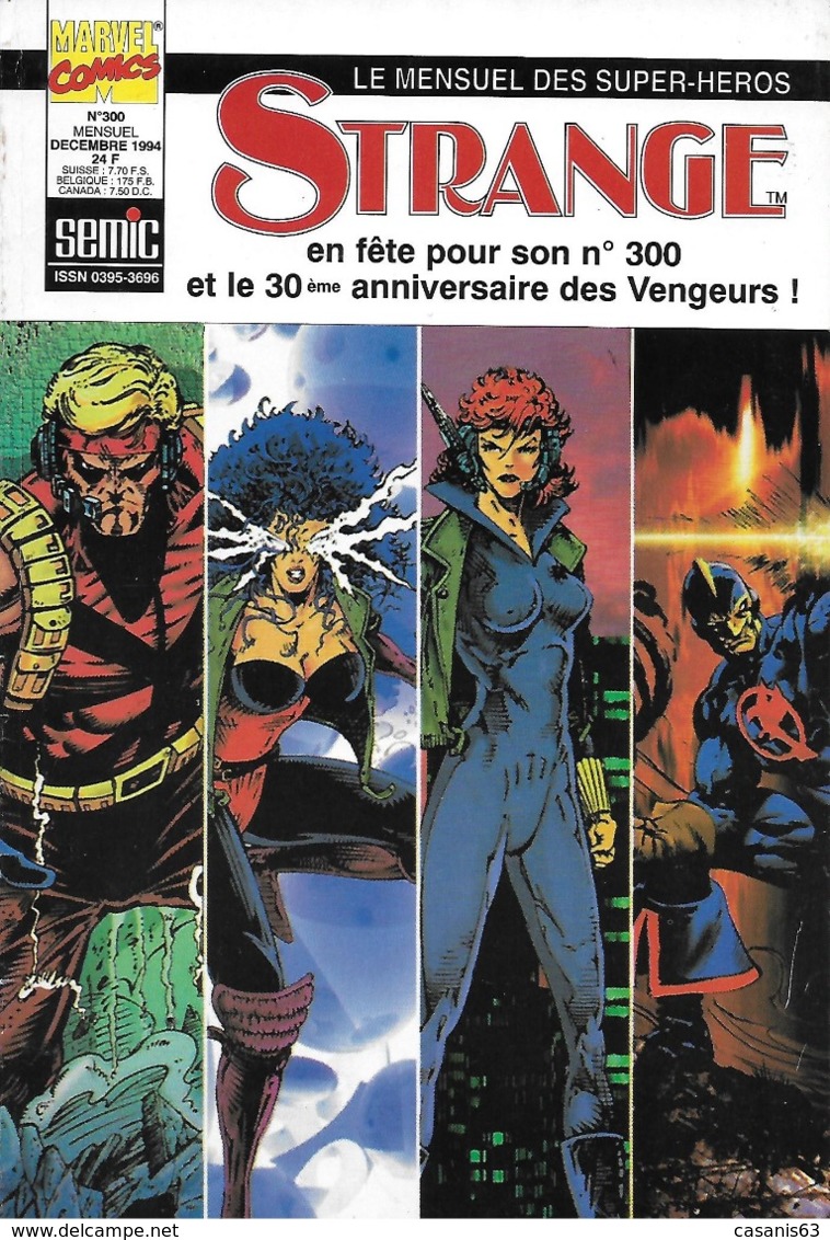 STRANGE  N° 300  - Décembre  1994 - Marvel  Comics Semic  - Strange En Fête Pour Son N°300 Eu Le 30 ème Anniversaire ... - Strange