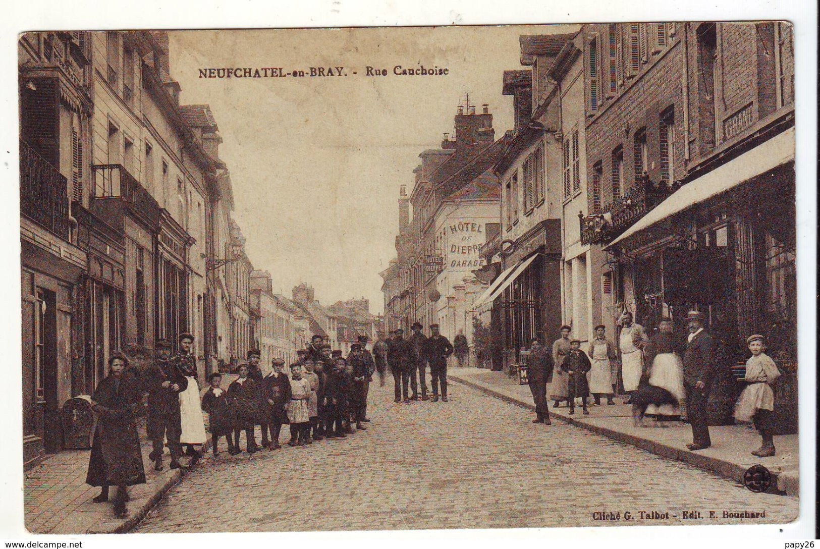 Cpa  Neufchatel En Bray  Rue Cauchoise - Neufchâtel En Bray