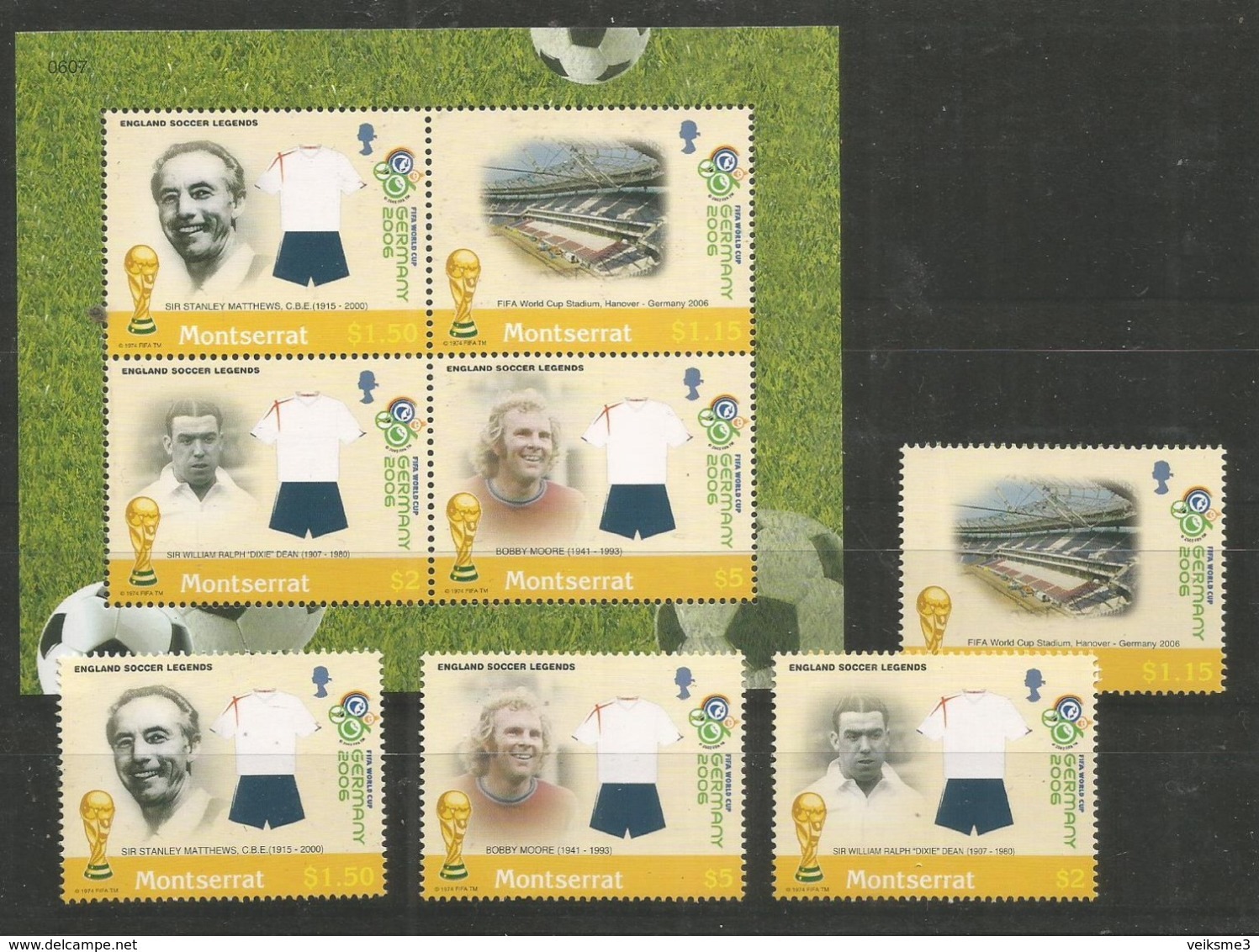 MONTSERRAT - MNH - Sport - Soccer - World Cup 2006 - 2006 – Germany