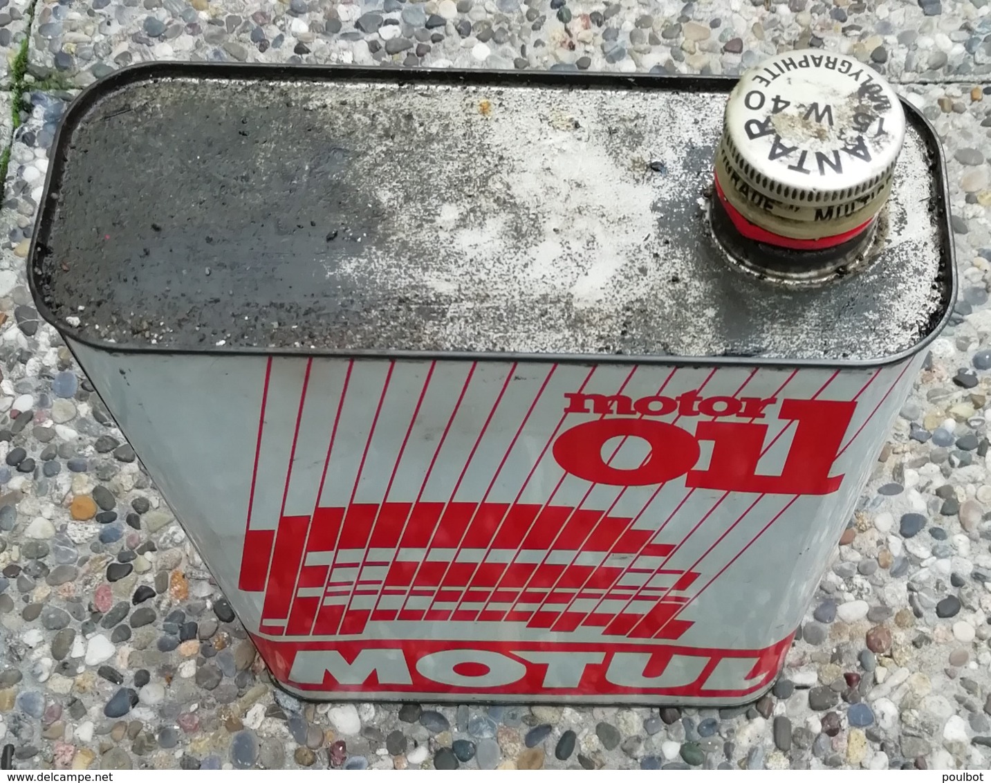 MOTUL MOTOR OIL  Bidon D'huile Ancien En Tole Pour Collection - KFZ