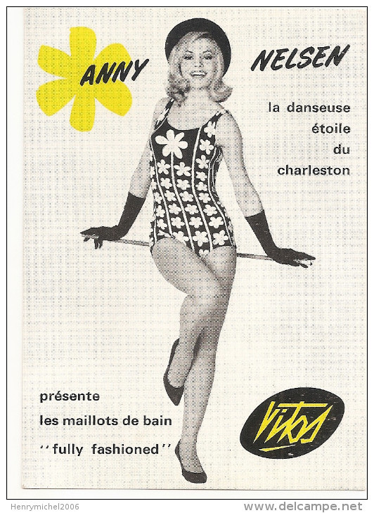 Pin Up -femme  Pub Publicité Maillot De Bains Vistos , Anny Nelsen - Pin-Ups
