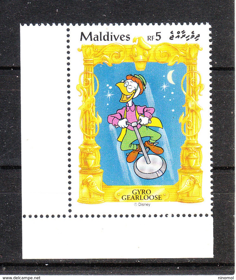 Maldive - 1990. Archimede Pitagorico. Gyro Gearloose.. MNH - Disney