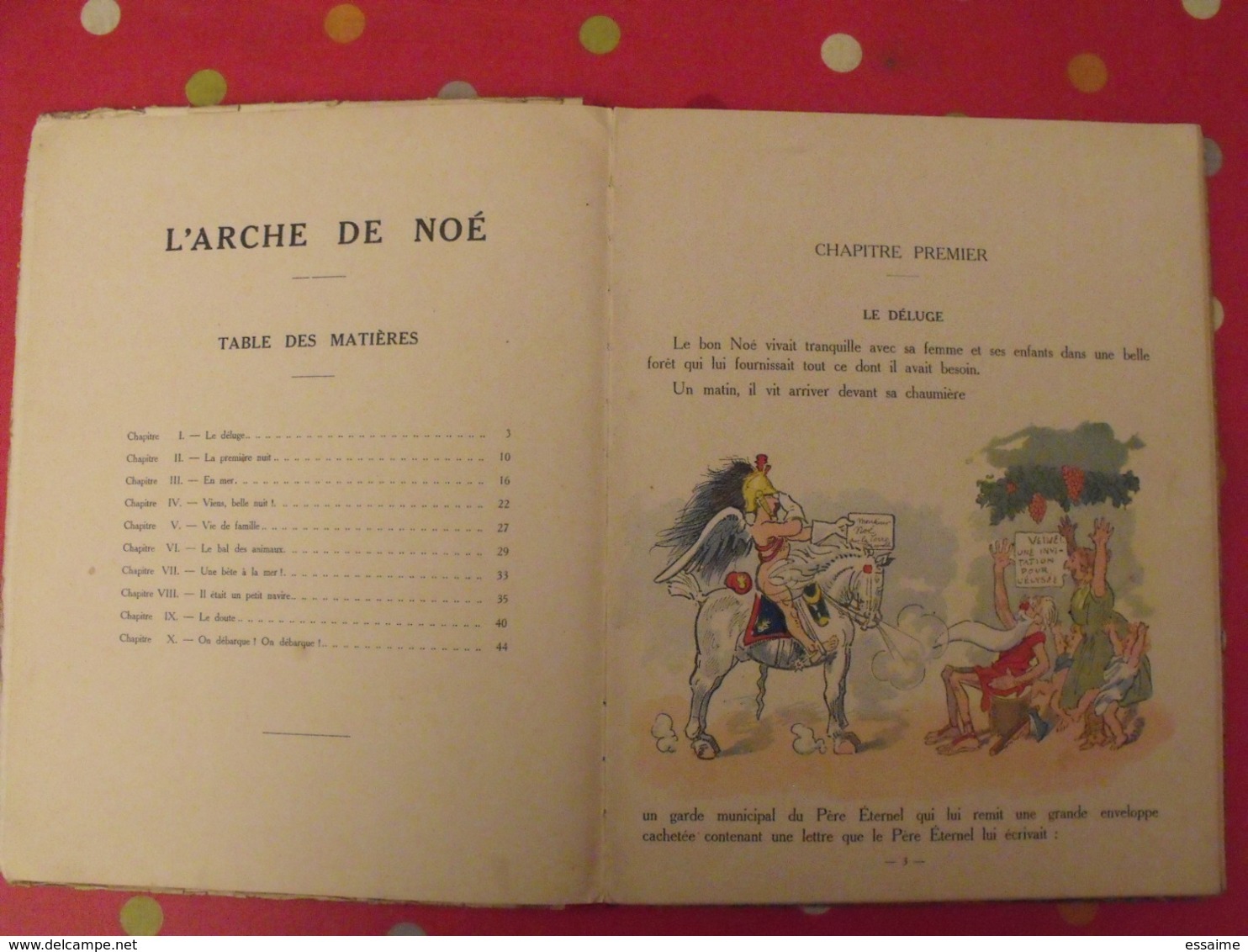 L'arche De Noé Par Georges Clavigny. Illustrations De O'Galop. Albin Michel Vers 1930 - 1901-1940