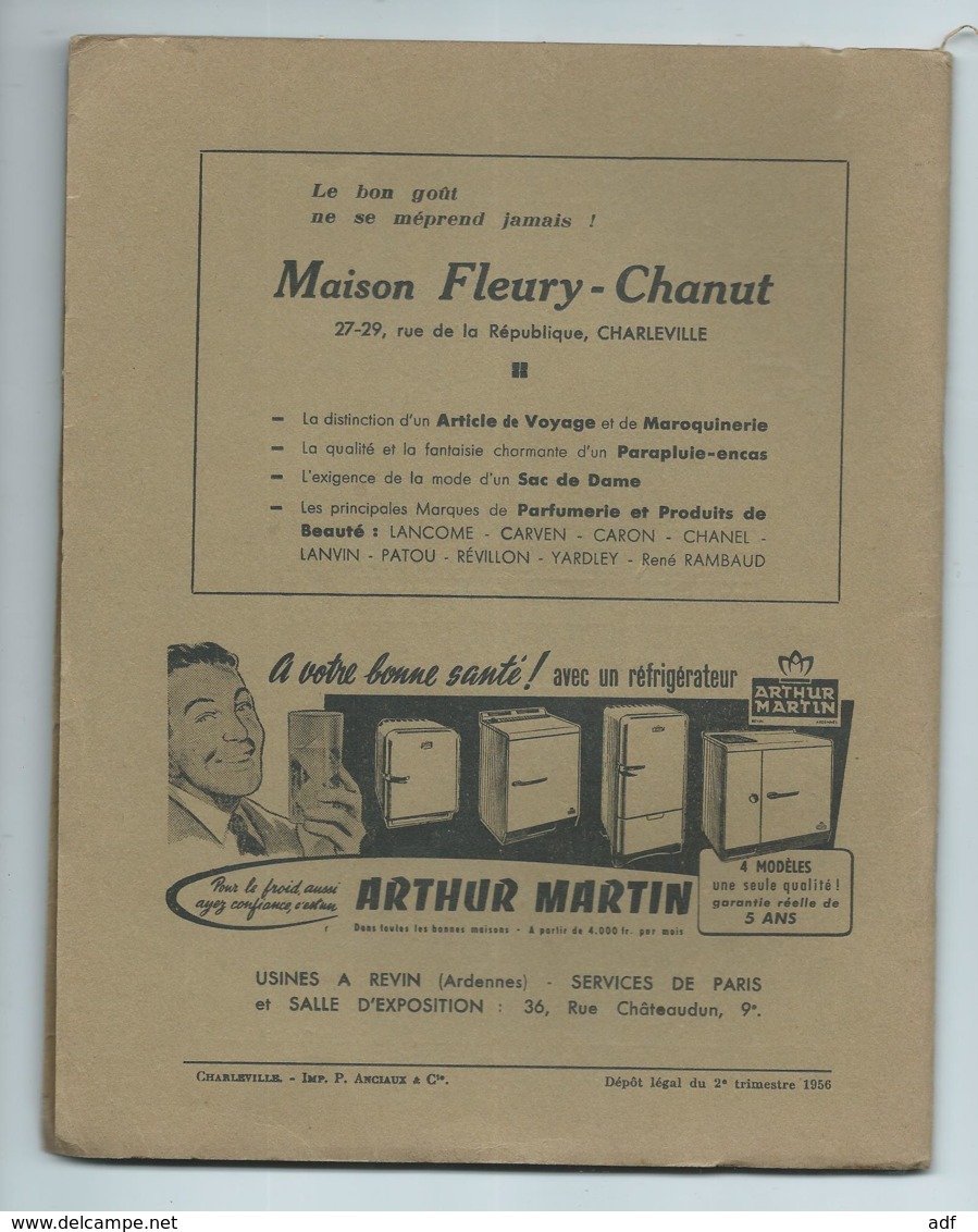 ANCIENNE REVUE LA GRIVE N°90, 1956, " ARTHUR RIMBAUD LE CAHIER DES DIX ANS ", ANDE DHOTEL, SOMMER, ARDENNES 08