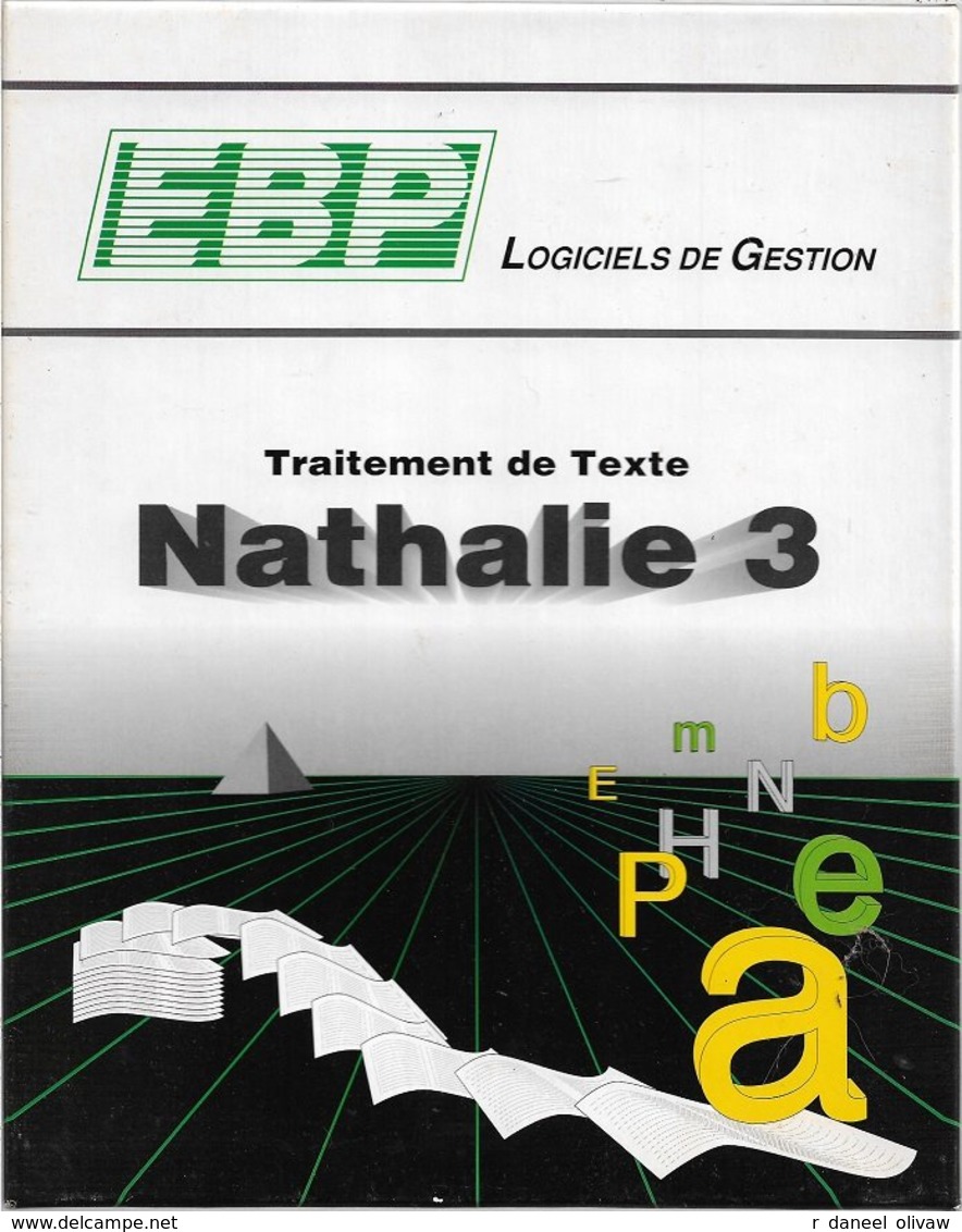 EBP - Nathalie 3 V. 3.03 Pour DOS 2 Et Supérieur (1987, TBE+) - Sonstige & Ohne Zuordnung