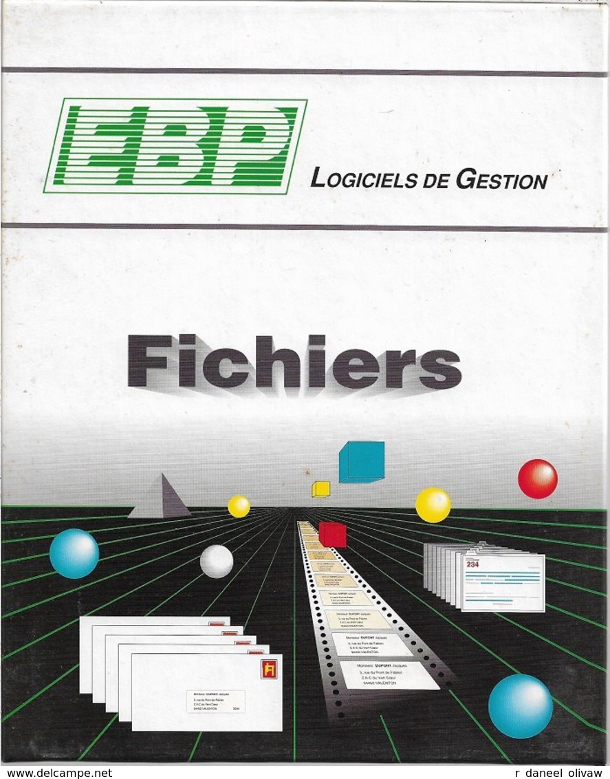 EBP - Fichiers V. 1.7 Pour DOS 3 Et Supérieur (vers 1988, TBE+) - Altri & Non Classificati