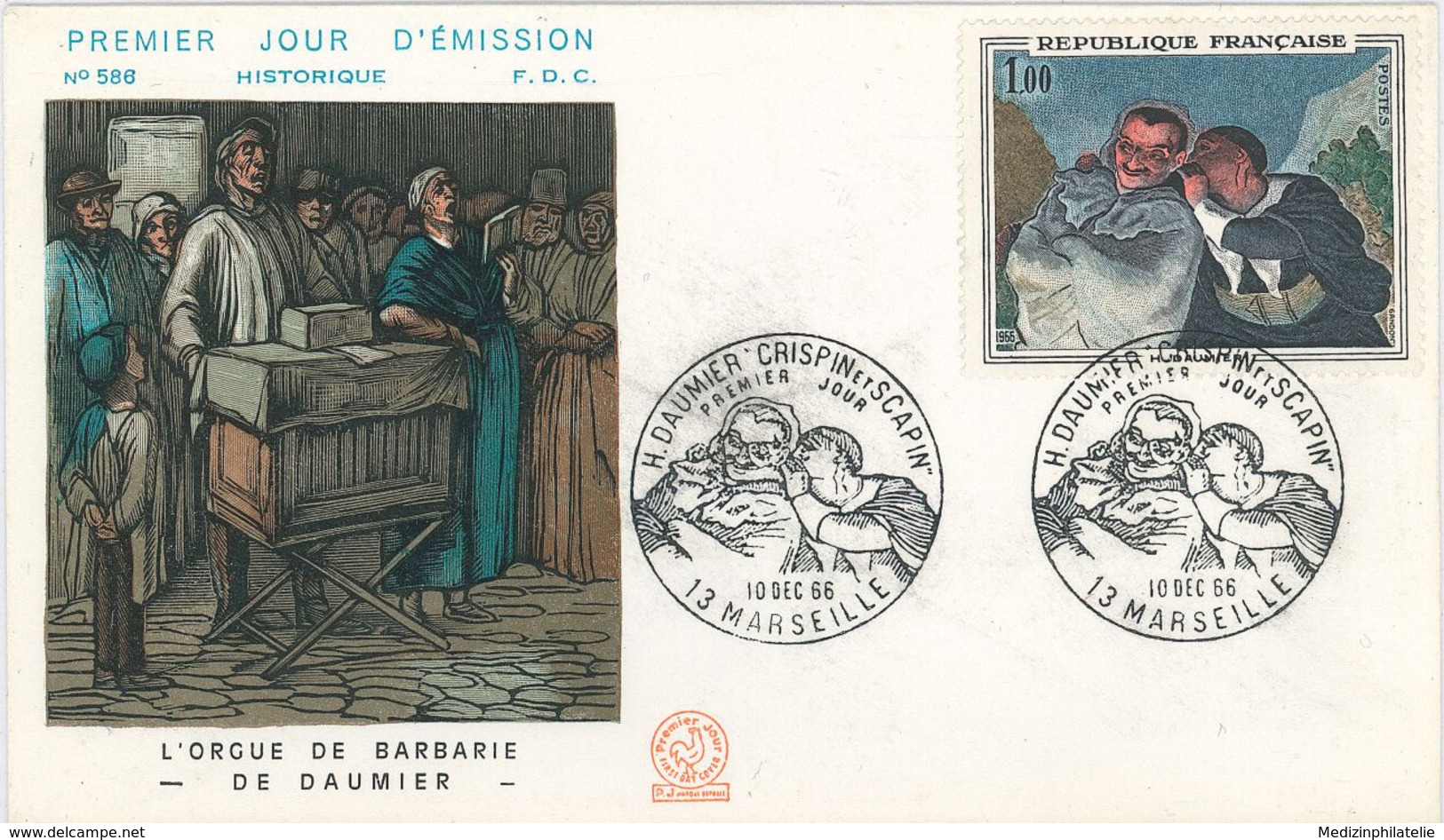 H. Daumier Crispin & Scapin - 13 Marseille "Der Flüsterer" 1966 - Other & Unclassified