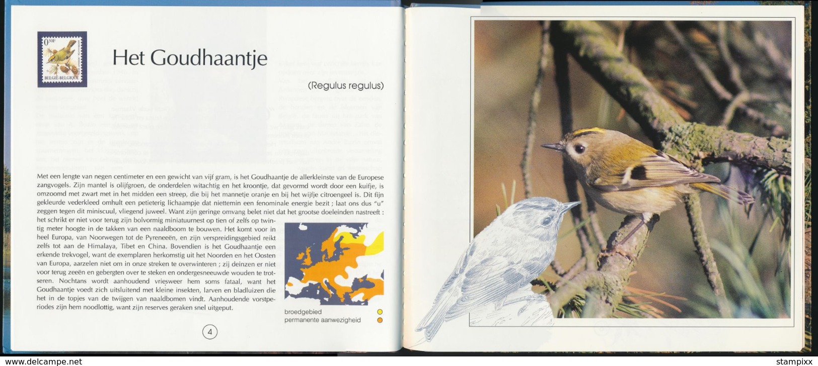 Book "De Vogels Van Andre Buzin" Text Van Roger Arnhem Bruxelles, 1992 RRR, Without Stamps Set!!! - Andere & Zonder Classificatie