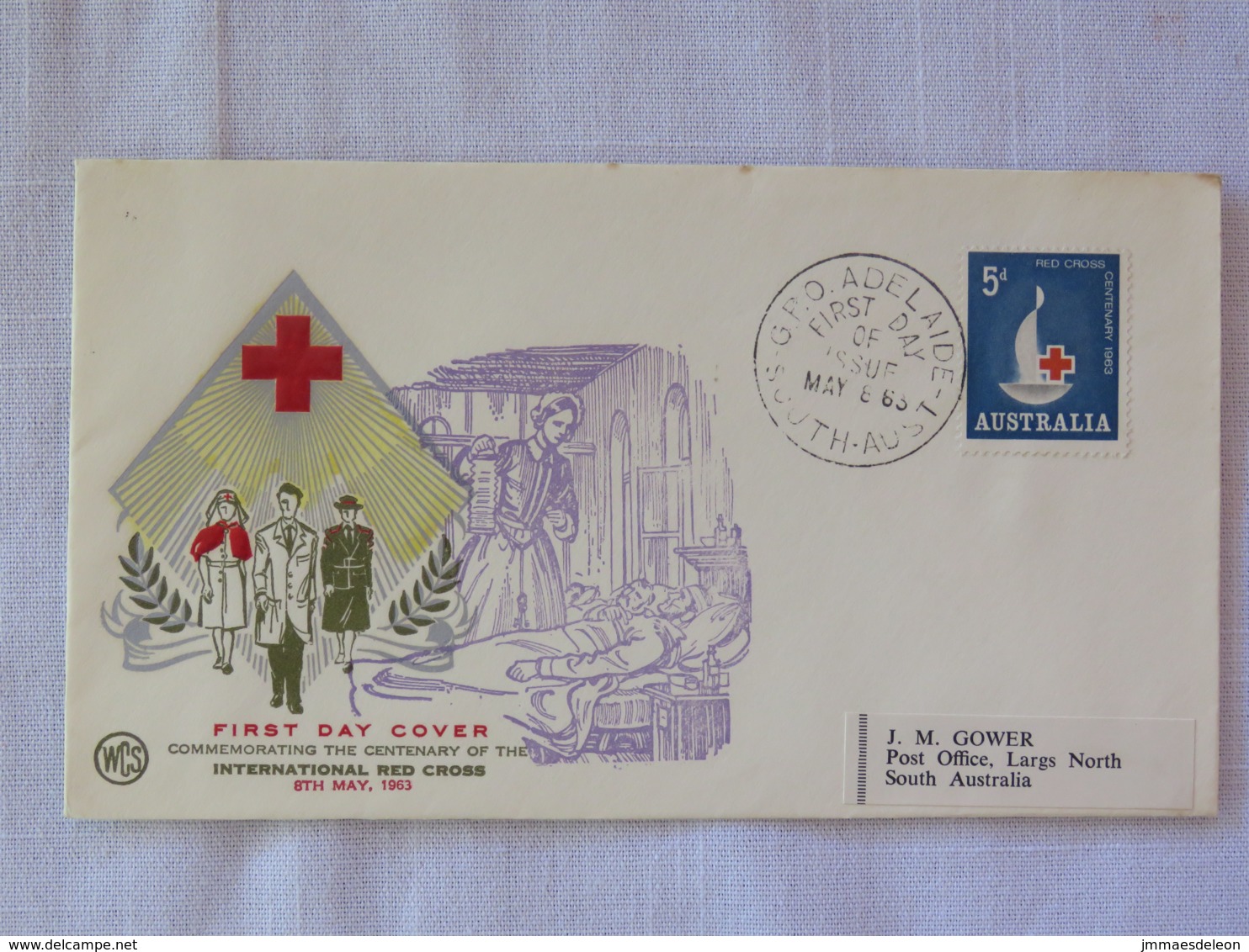 Australia 1963 FDC Cover To Australia - Red Cross - Nurse - Covers & Documents