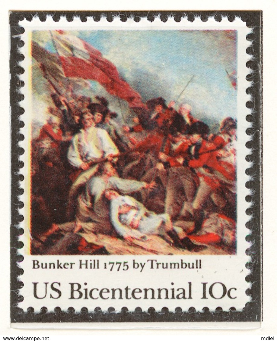 United States 1975 Mi# 1174** BATTLE OF BUNKER HILL, 200th ANNIV. - Unused Stamps