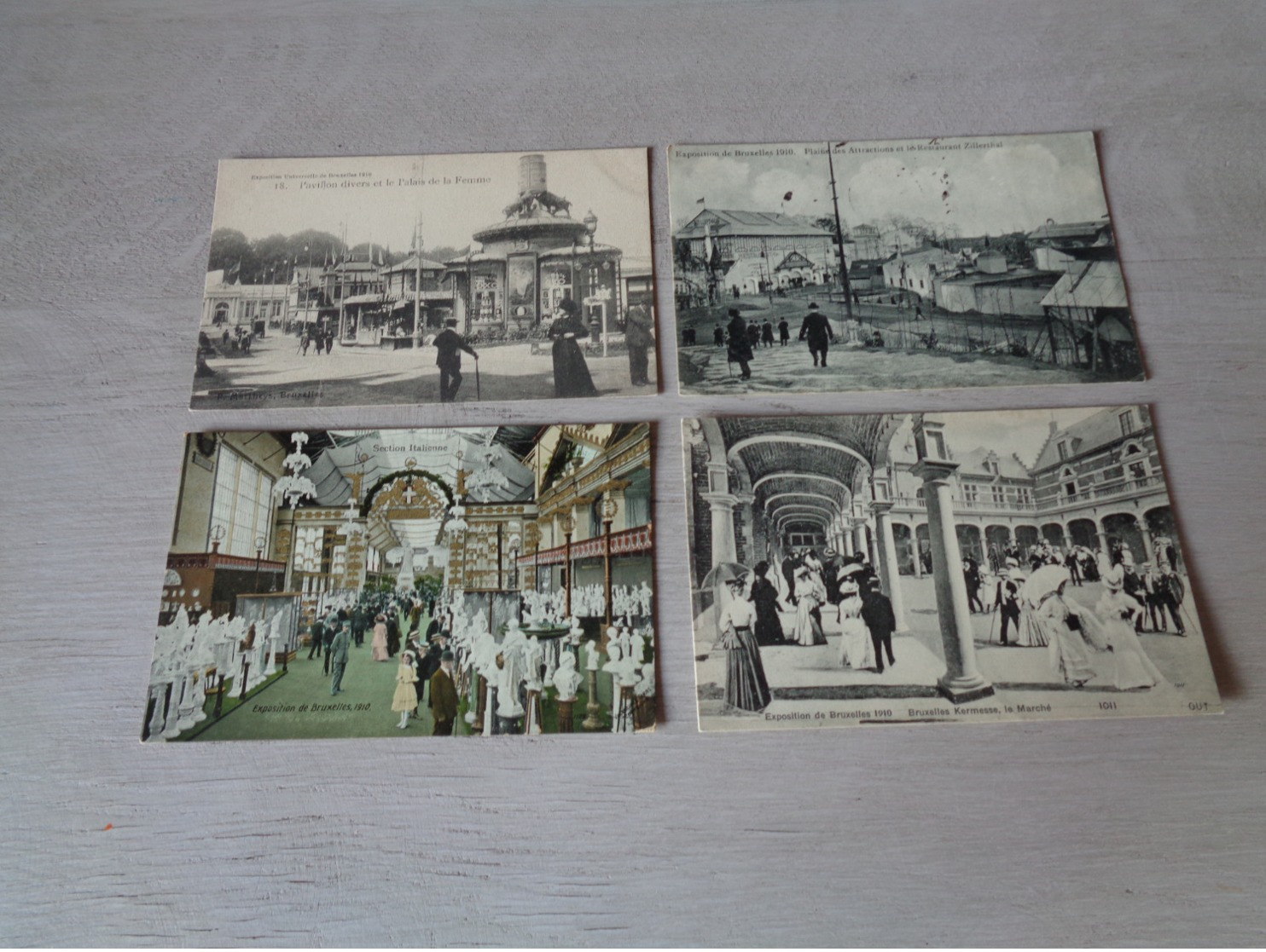 Beau Lot De 60 Cartes Postales De Belgique  Bruxelles Exposition 1910    Mooi Lot Van 60 Postkaarten Van België  Brussel - 5 - 99 Cartes