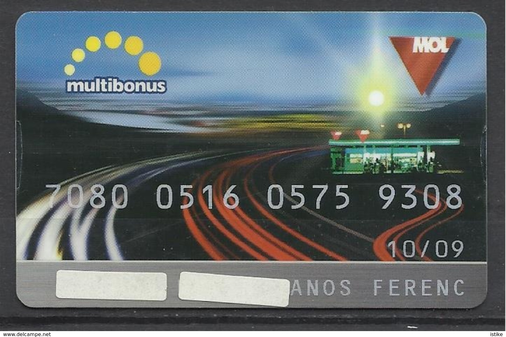 Romania," MOL", Fuel Card, Made By Multicard, 2009. - Gift Cards