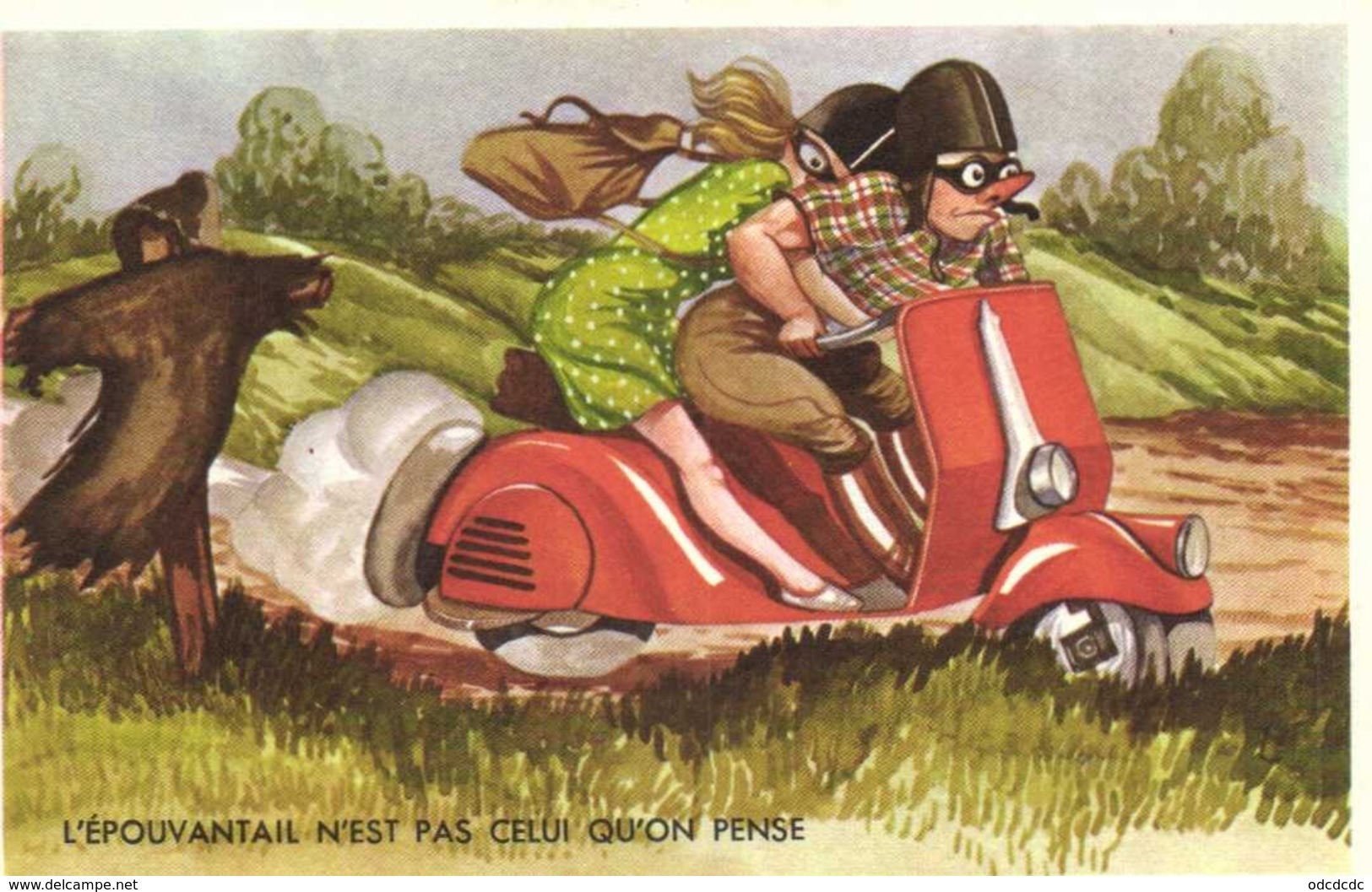 Illustrateur VESPA  L' EPOUVANTAIL N'EST PAS CELUI QU'ON PENSE  RV - Humour