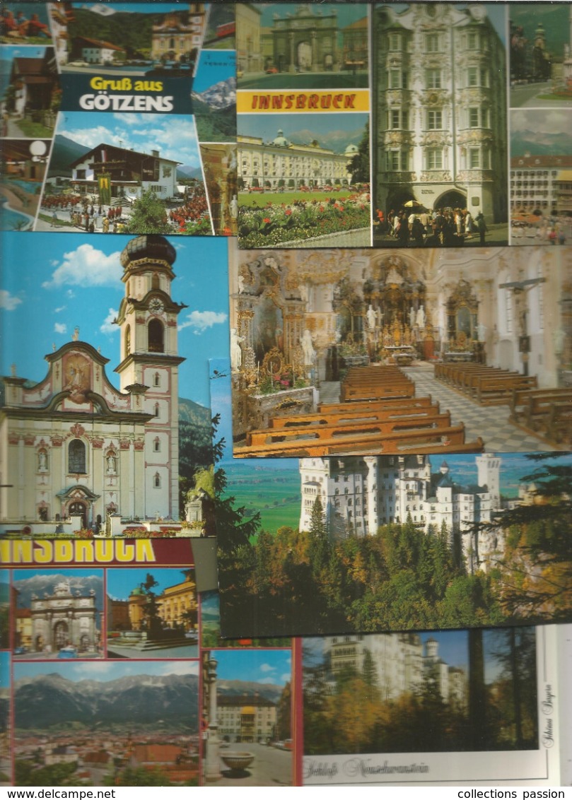 Cp , AUTRICHE , AUSTRIA , LOT DE 8 CARTES POSTALES - 5 - 99 Cartoline